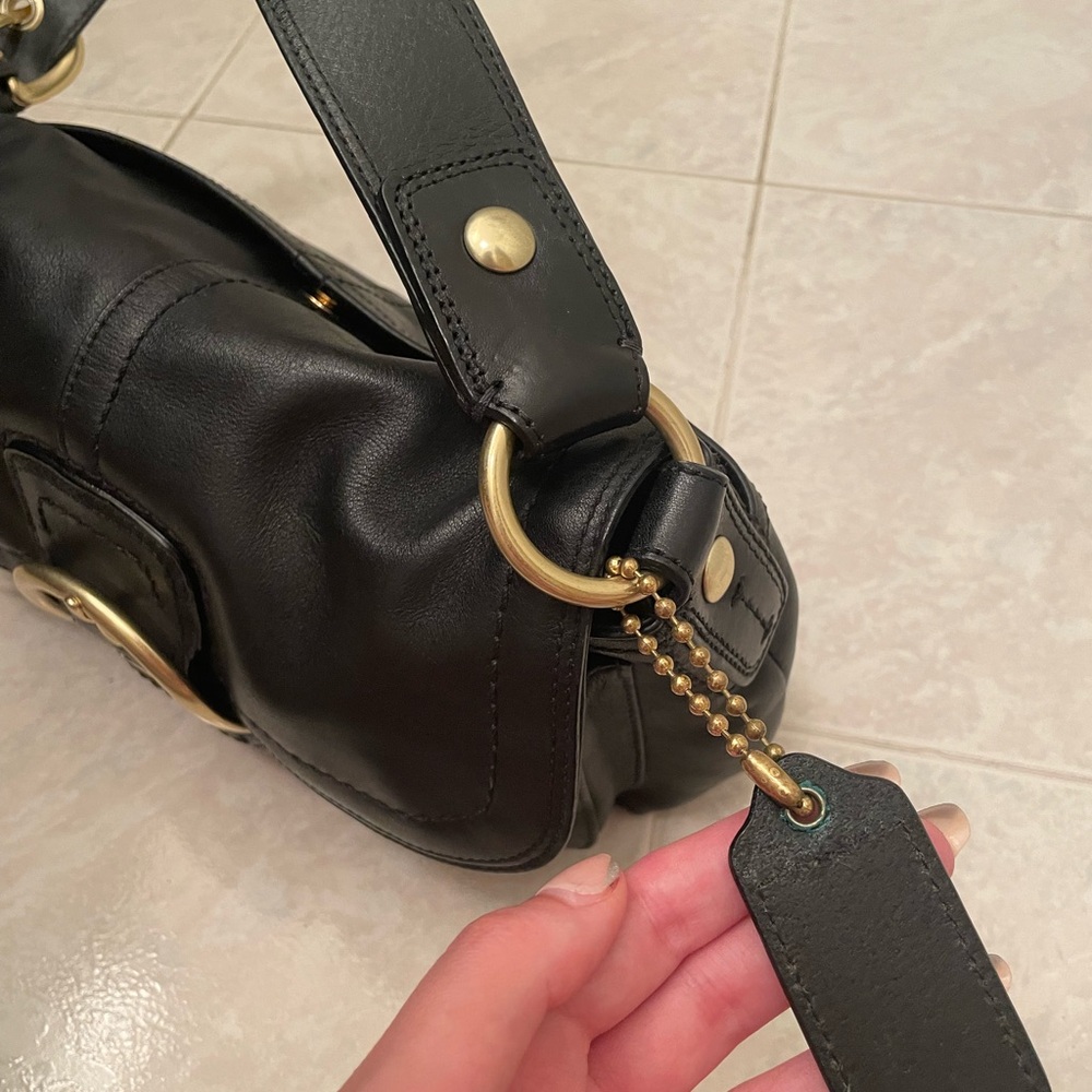 Coach Soho Black Leather Shoulder Bag - Picture 11 of 11
